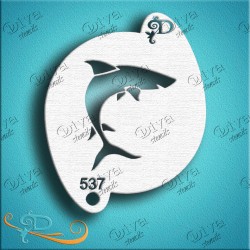 Diva Stencils Shark #4